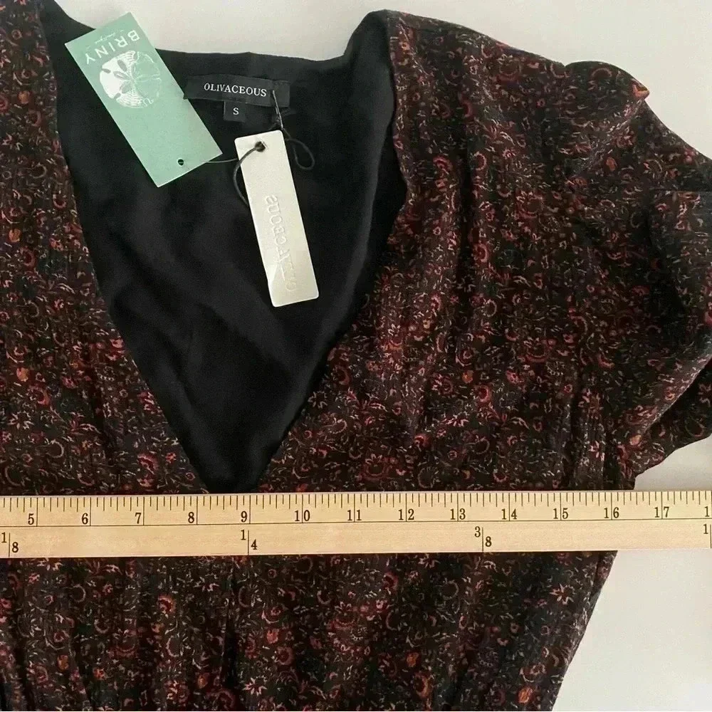 Olivaceous Smocked mini dress - New with tags - Picture 9 of 10